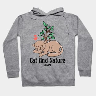 CAT AND NATURE LOVER Hoodie